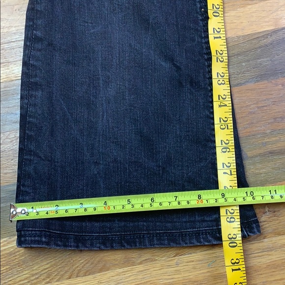 ROCK REVIVAL POLLY FLAIR BLACK SEQUIN JEANS 34 - Picture 10 of 10